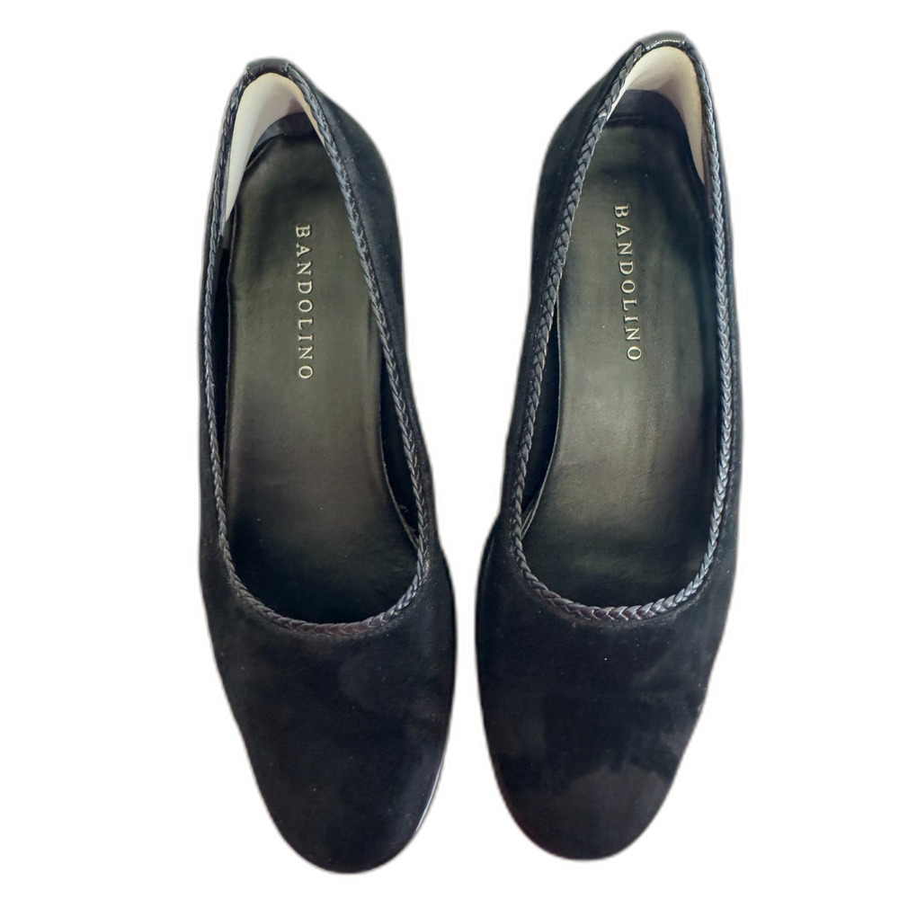 Women's Bandolino Black Velvet Slip-on Size 8 1/2